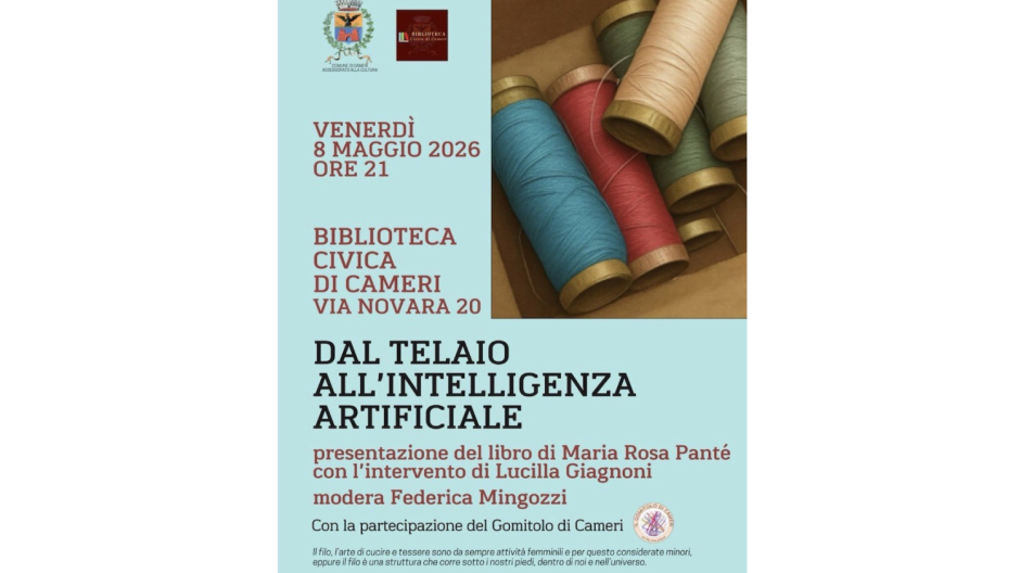  “Dal telaio all’intelligenza artificiale”, il libro di  Maria Rosa Pantè